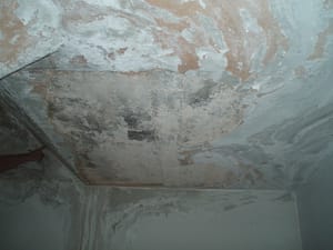 Sótano con impermeabilización deteriorada